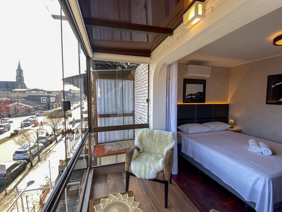 Locar-In Gramado- 100M Rua Coberta Apartment Екстериор снимка